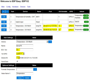 OneWire ESPEasy